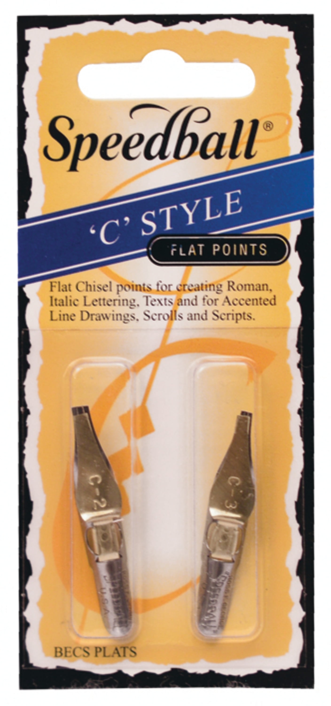 Speedball Lettering & Drawing Pen Points, C2/C3 - Walmart.com