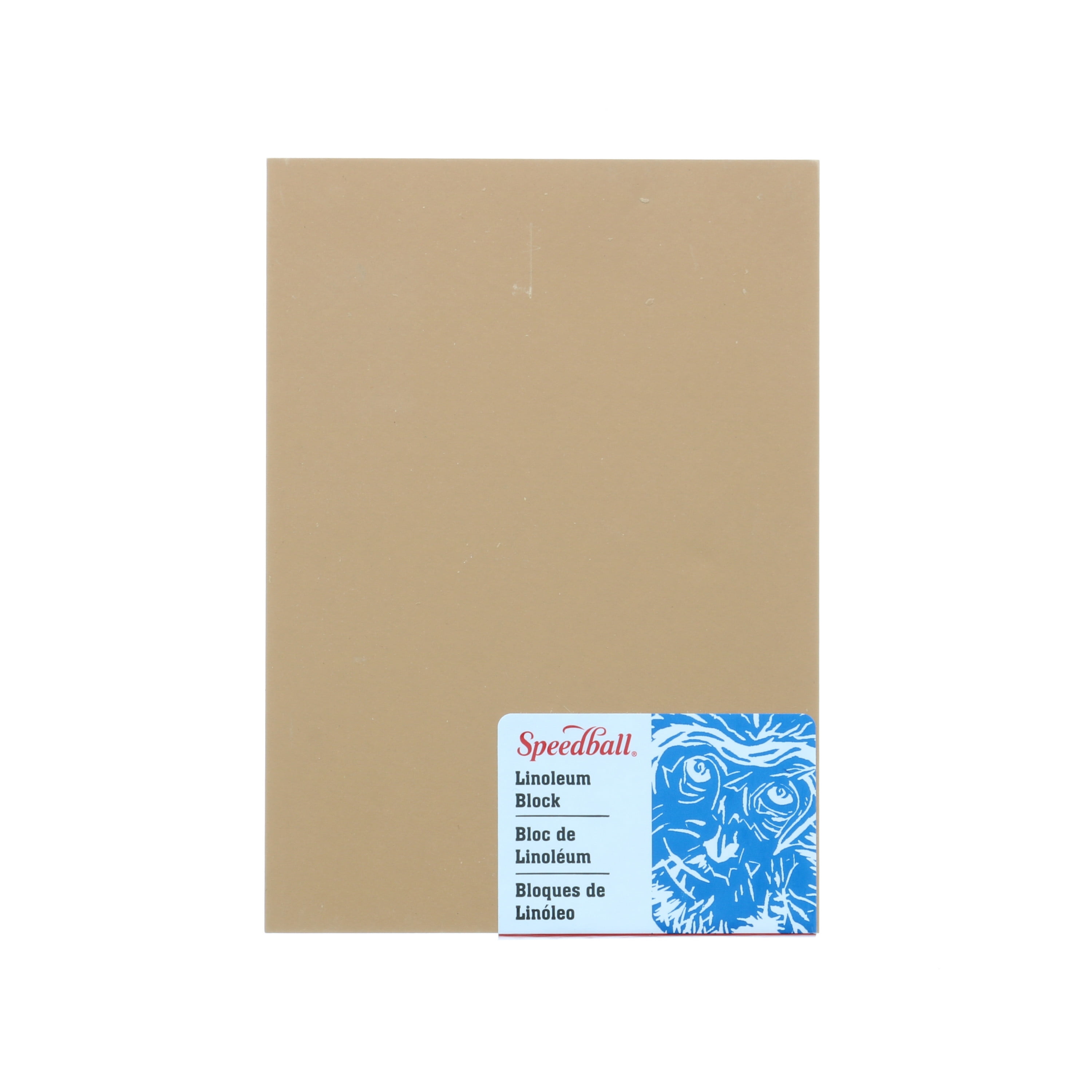 Amazon.com: Speedball Unmounted Linoleum Block, 5 x 7 in, Gray