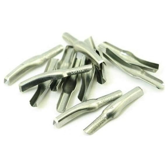 Speedball Linoleum Push Type Cutter, Number 4 U-Shaped Gouge, Pack of 12