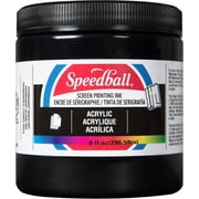 Speedball Permanent Acrylic Screen Printing Ink, 8 oz., Black