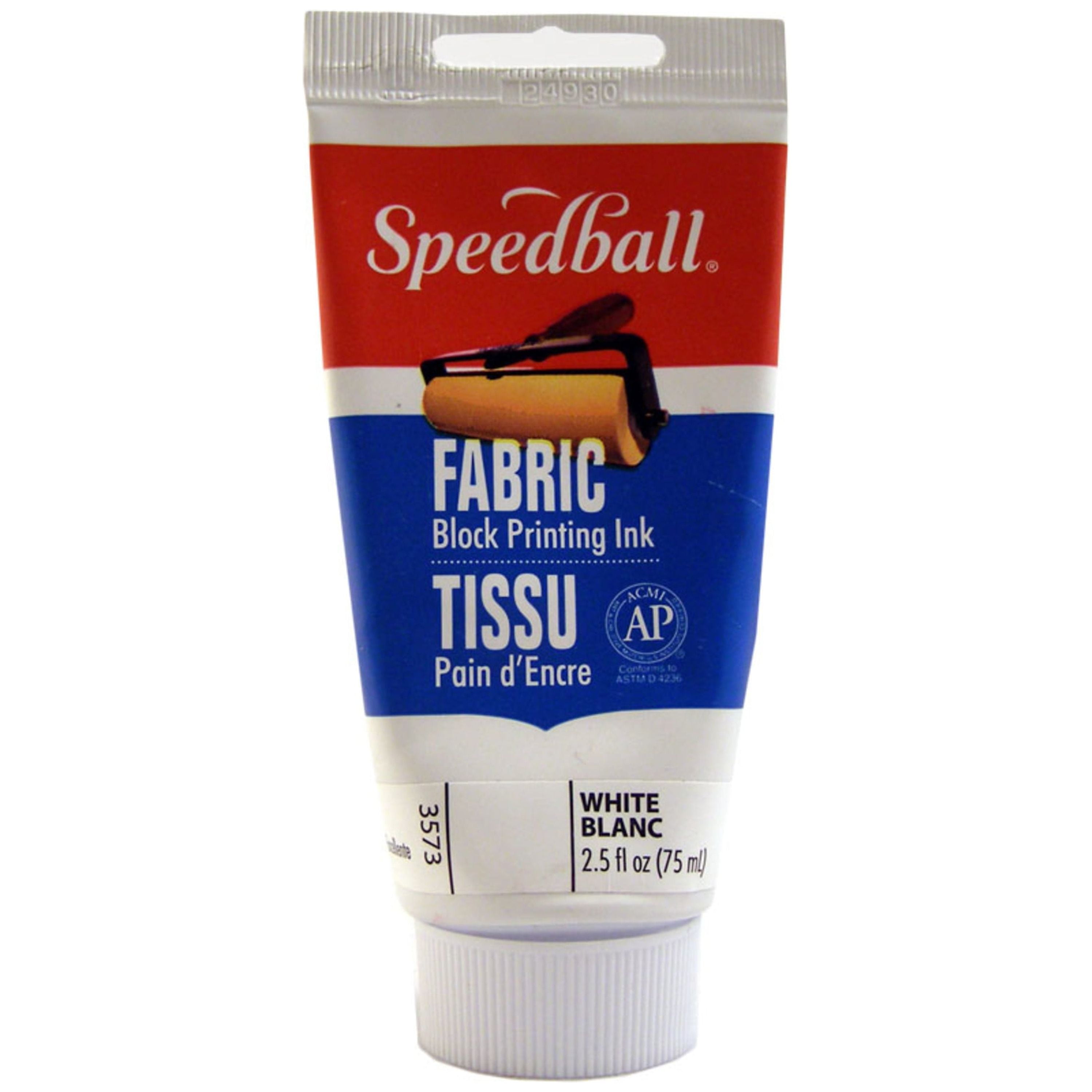 Speedball Printing Inks for Fabrics, 2.5 oz., White - Walmart.com