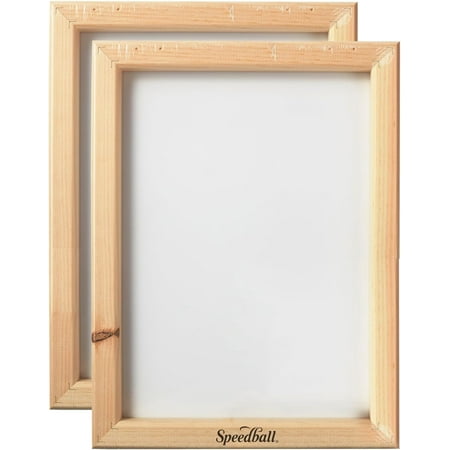 Speedball Screen Printing Frame, 10 x 14 Inch, 2-Pack, 110 Monofilament Mesh for Fabric & Graphic, Made in USA