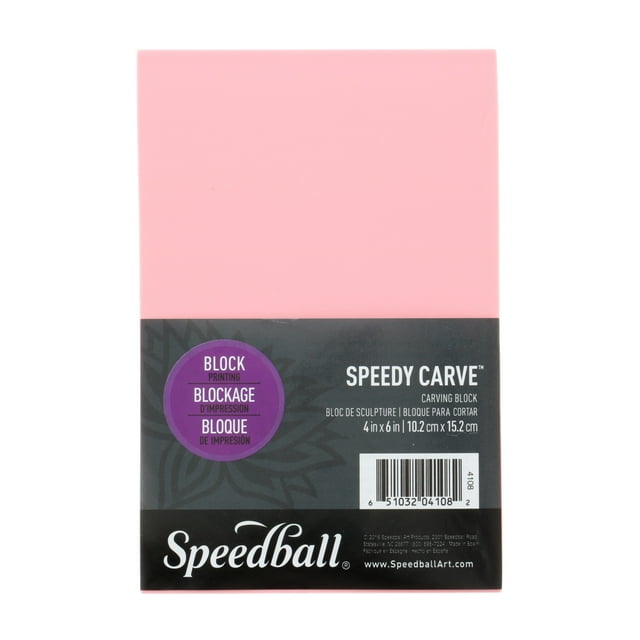 Speedball Speedy-Carve Block, 4" x 6"