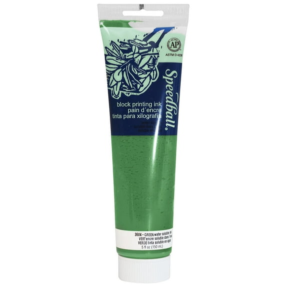 Speedball Water Soluble Block Printing Ink 5 oz Green