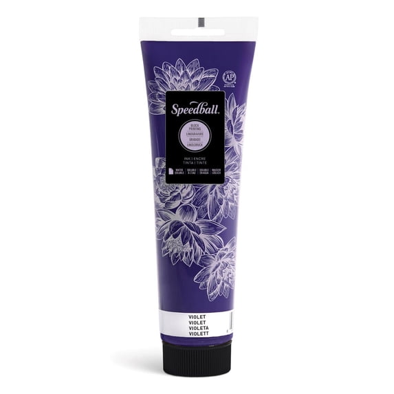 Speedball Water Soluble Block Printing Ink 5 oz Violet