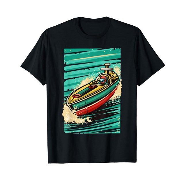 Speedboat, Boat Racer. Speed Boat, Jet Boat. Boat Racing T-Shirt ...