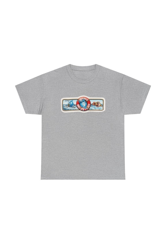Speedboat Willy World Industries 2000s Skateboard Vintage Classic TShirt Print - Sport Grey / 5XL