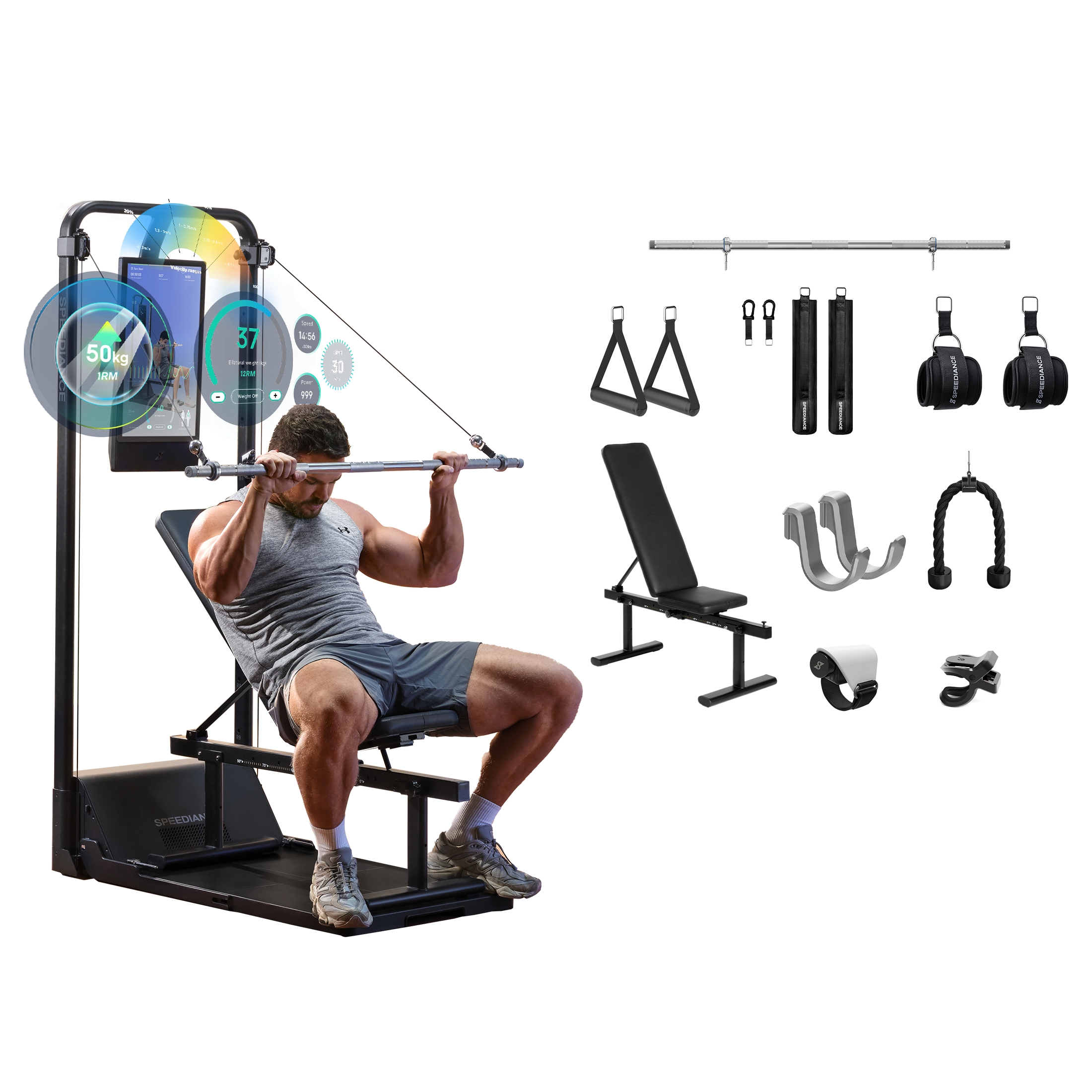Speediance AIPowered Smart Home Gym System, Multifunctional Smith