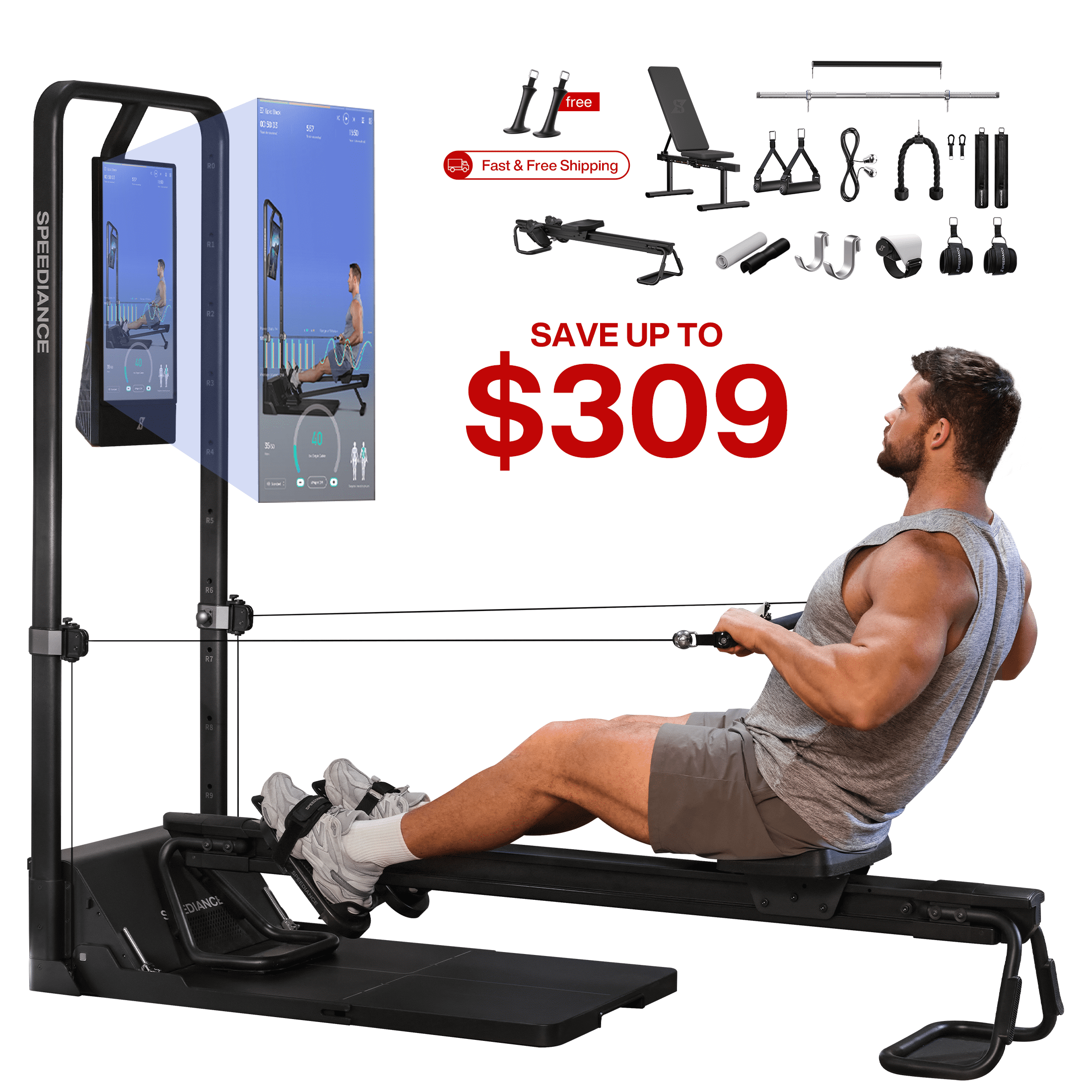Strength Smith Machine Iron Grip Weight Bench Smith Machine Iron