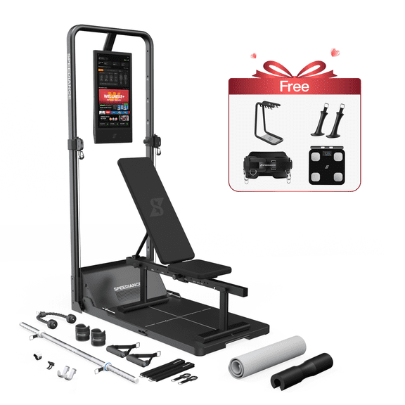 Speediance AI-Powered Smart Home Gym System, Multi-functional Smith Workout Machine & Full Body Strength Training Fitness Equipment, All-in-One Training Machine with Digital Weight Gym Monster 2