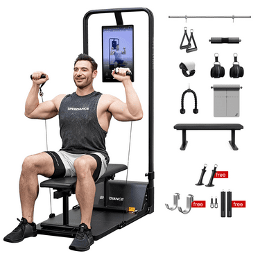 Speediance AI Smart Home Gym, All-in-One Digital Weight Workout Machine for Squat, Strength, Cardio, HIIT