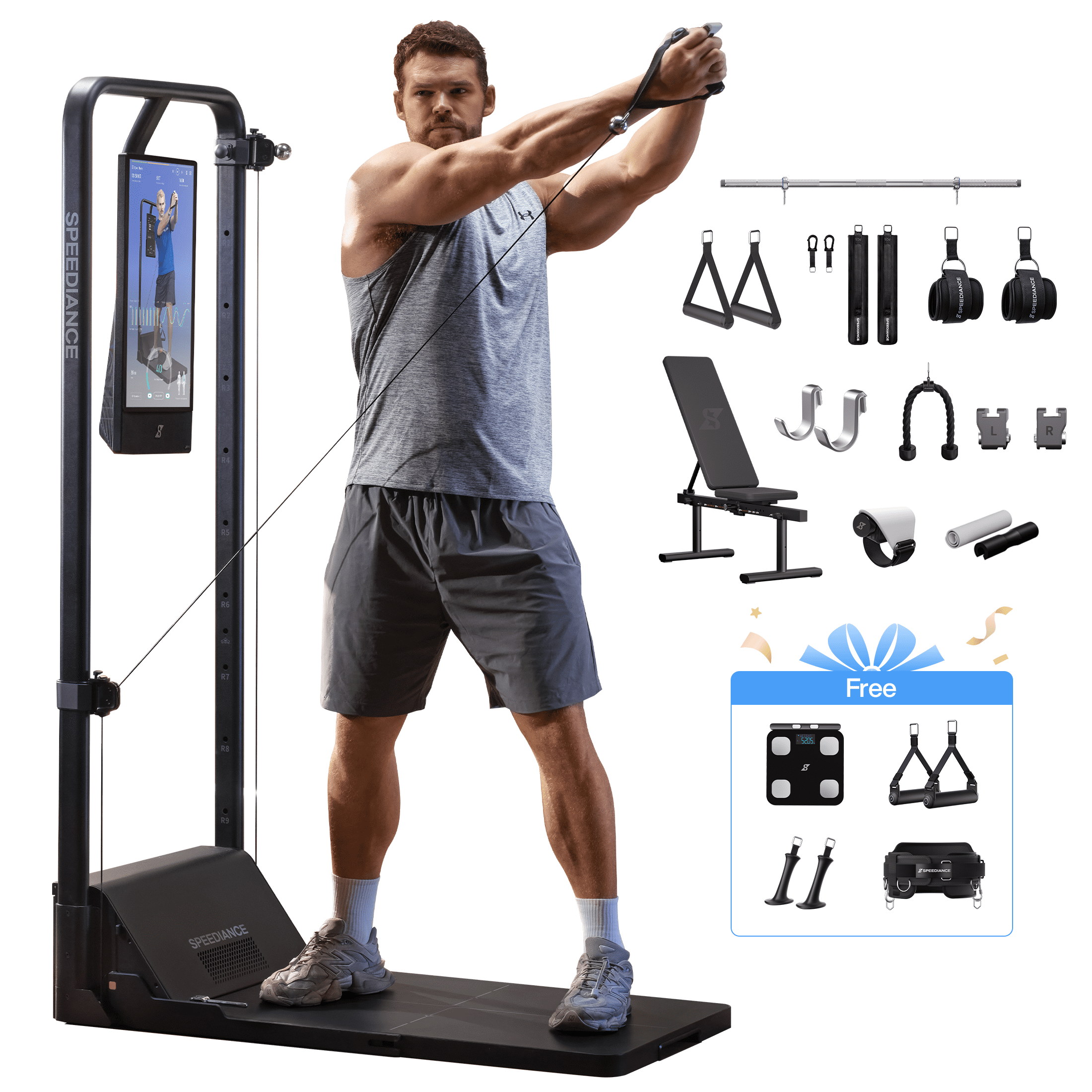 Work Plus:with Adjustable Bench