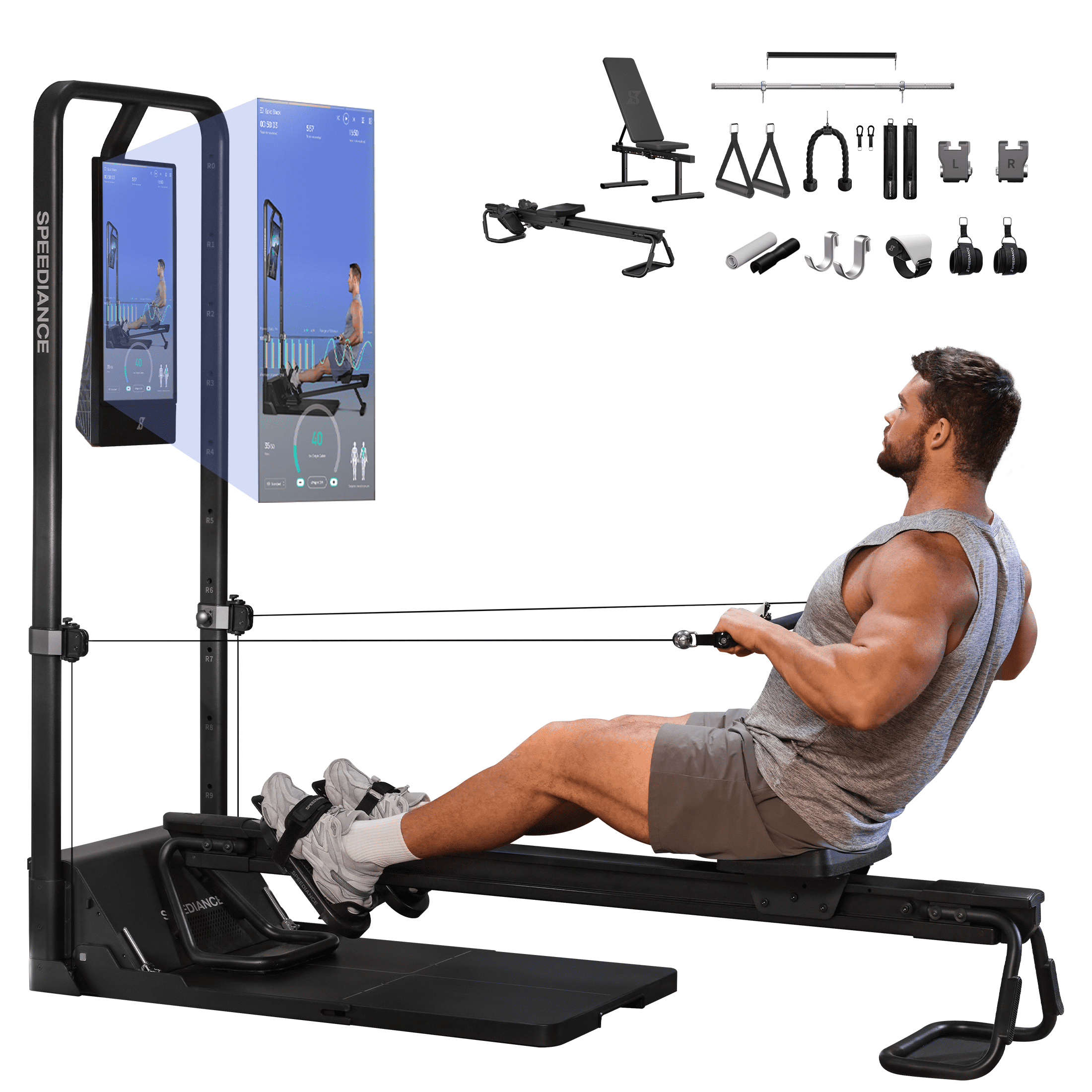 りくまる Speediance Gym Monster Gym Monster 2 – AI-Powered Home Workout System with Adjustable