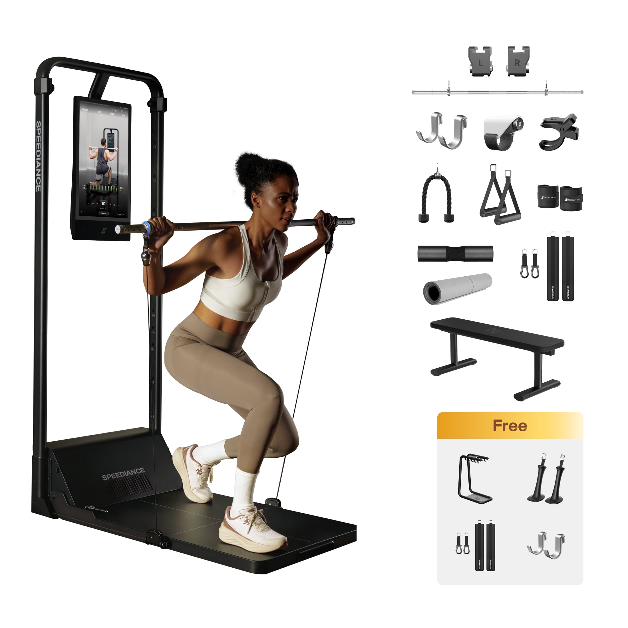 Gym Monster 2 – AI-Powered Home Workout System with Adjustable