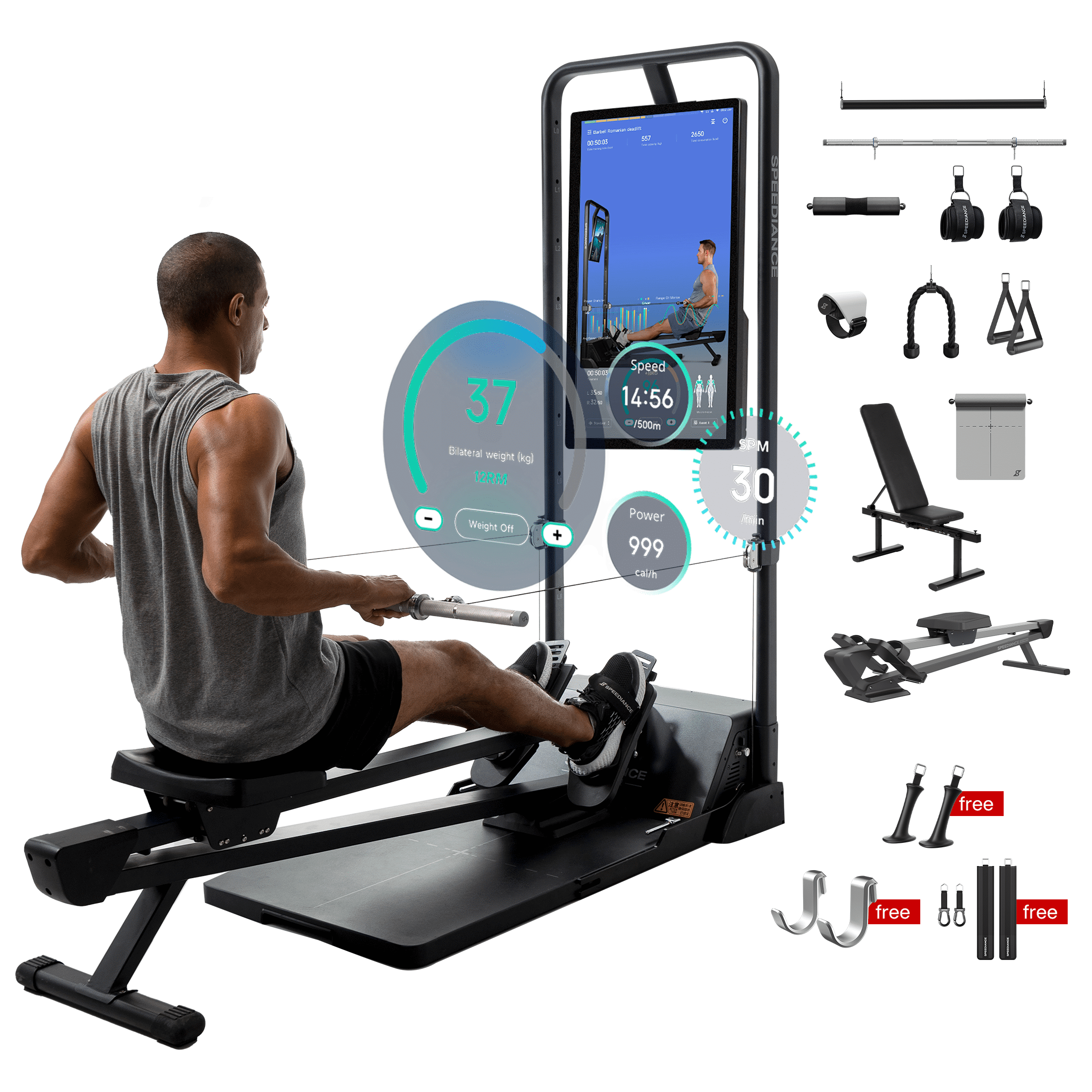 Speediance AI Smart Home Gym, All-in-One Digital Weight Workout