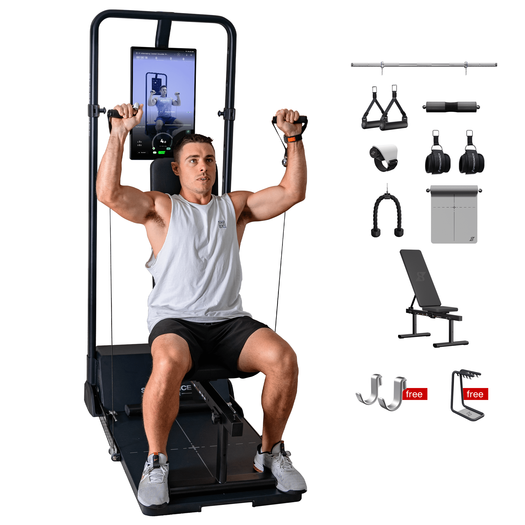 Smart Gym Best Home Exercise Equipment For Strength Speediance AI