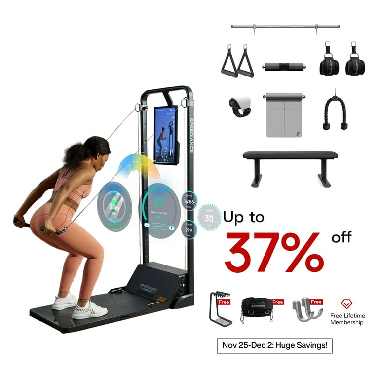 Speediance AI Powered Smart Home Gym System Multi functional Smith Workout Machine Full Body Strength Training Fitness Equipment All in One