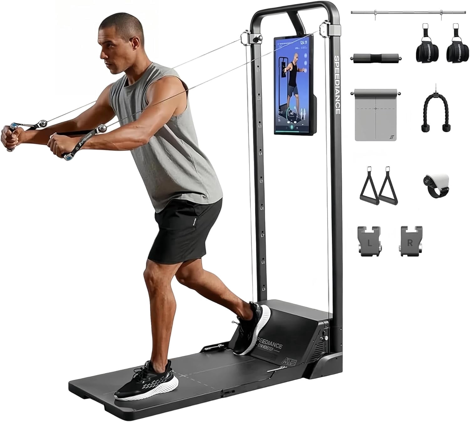 りくまる Speediance Gym Monster Speediance Gym Monster, All-in-One Home Gym Machine, 220LBS