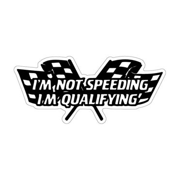 Fast As F Boi Vinyl Sticker Decal (3\"\" X 8\"\")