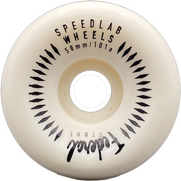 Speedlab Wheels Federal Stone White Skateboard Wheels - 56mm 101a (Set of 4)