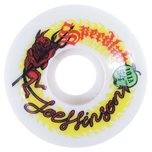 Speedlab Wheels Joe Hinson White Skateboard Wheels - 54mm 101a (Set of 4)