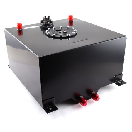 Speedmaster 1-130-008 10 Gallon / 40 Litre Black Aluminum Fuel Cell w/Sending Unit