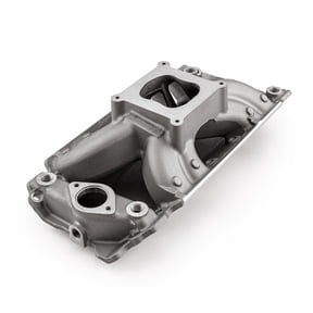 Speedmaster 1-147-022 Compatible with Chevy BBC 454 Rect Port HiRise Aluminum Intake Manifold [Satin]