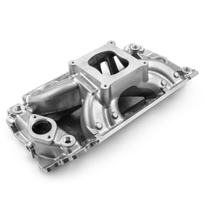 Speedmaster 1-147-023 Compatible with Chevy BBC 454 Rect Port HiRise Aluminum Intake Manifold [Polished]