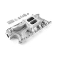 thumbnail image 1 of Speedmaster 1-147-043 Compatible with Ford SB 260 289 302 Windsor LowRise Aluminum Intake Manifold [Satin], 1 of 8