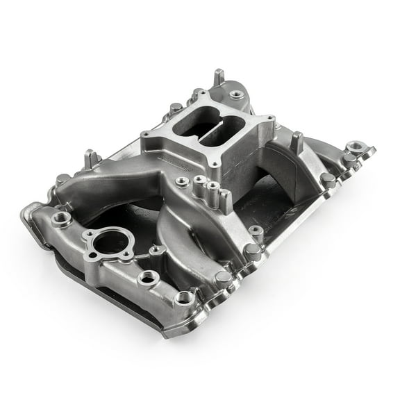 Speedmaster 1-147-077 Compatible with Oldsmobile 400 425 455 MidRise Air Aluminum Intake Manifold [Polished]