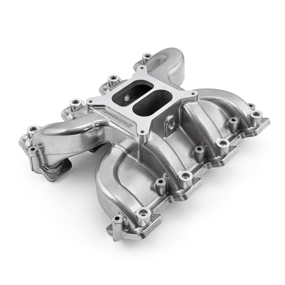 Speedmaster 1-147-105-02 Compatible with Chevy GM LS3 Dual Plane 4150 MidRise Air Aluminum Intake Manifold [Polished]