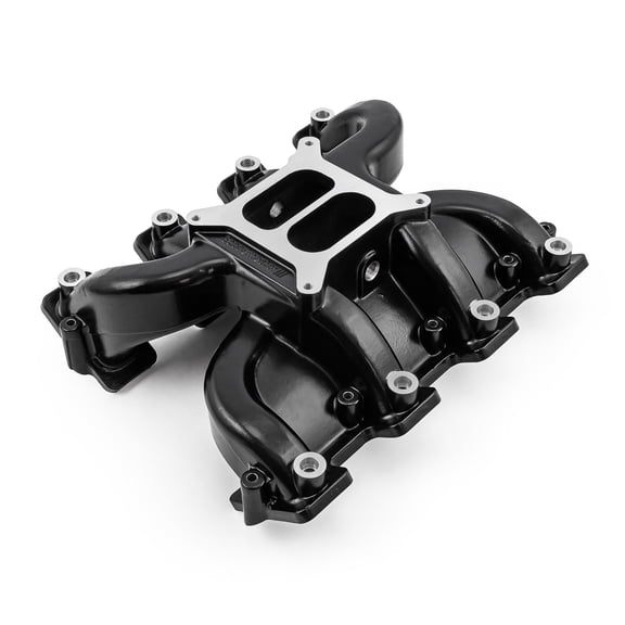 Speedmaster 1-147-105-03 Compatible with Chevy GM LS3 Dual Plane 4150 MidRise Air Aluminum Intake Manifold [Black]