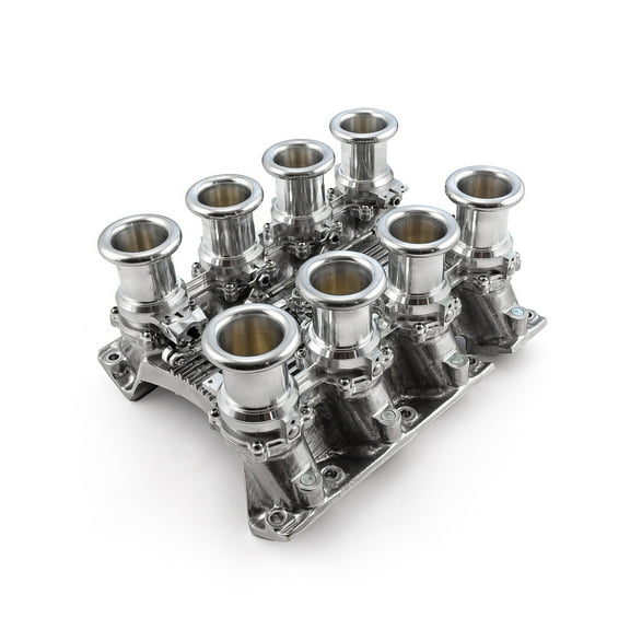 Speedmaster 1-148-043 Compatible with Chevy Gen V LT1 Downdraft 8 Stack EFI Intake Manifold System Complete Polished