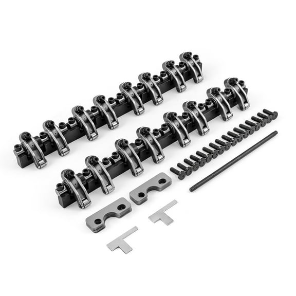 Speedmaster 1-261-035 Compatible with Chevy GM LS1 Shaft Mount 1.8 Ratio DNA Stainless Steel Roller Rocker Arms