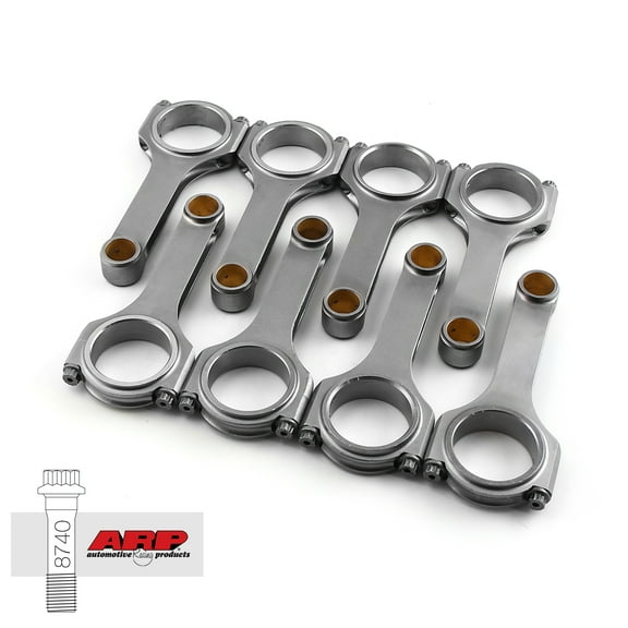 Speedmaster 1-274-021 H Beam 6.125" 2.100" .927" 4340 Connecting Rods Compatible with Chevy SBC 350 w/ ARP 8740