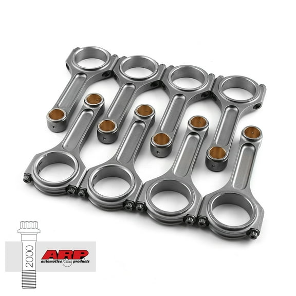 Speedmaster 1-274-036 I Beam Pro 6.385" 2.200" .990" 4340 Connecting Rods Compatible with Chevy BBC 454 w/ ARP 2000