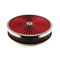 thumbnail image 1 of Speedmaster PCE104.1030.05 14" x 2" Washable Element Extreme Top w/Chrome Ring Flat Base Air Cleaner Kit, 1 of 6