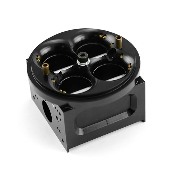 Speedmaster PCE116.1006.02 4 Barrel Billet Aluminum Carburetor Main Body - 4150 Double Pumper [Black]