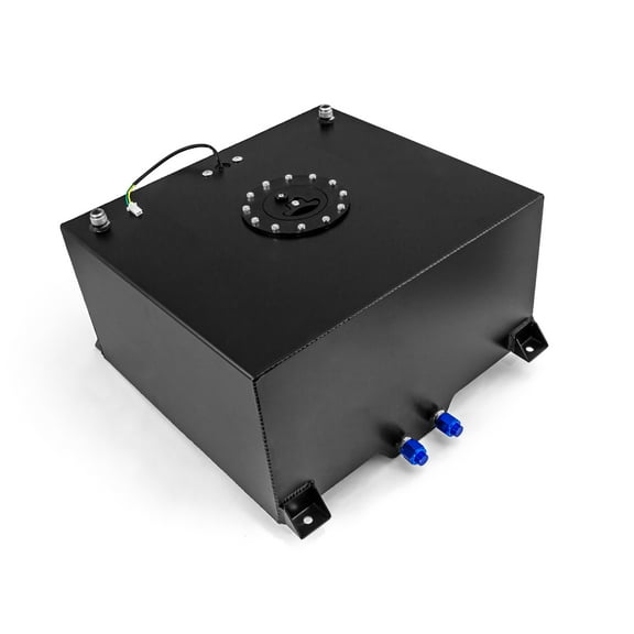 Speedmaster PCE130.1010 15 Gallon / 60 Litre Lightweight Black Aluminum Fuel Cell w/ Sender