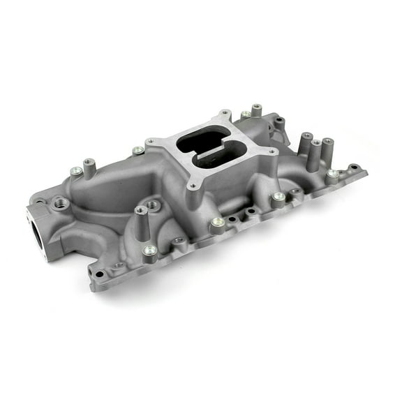 Speedmaster PCE147.1125 Compatible with Ford SB 260 289 302 Windsor 4V Heads (302 Boss) MidRise Intake Manifold [Satin]