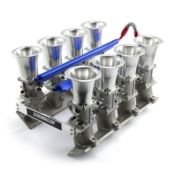Speedmaster PCE148.1043 Compatible with Chevy GM LS7 Downdraft EFI Stack Intake Manifold System Satin