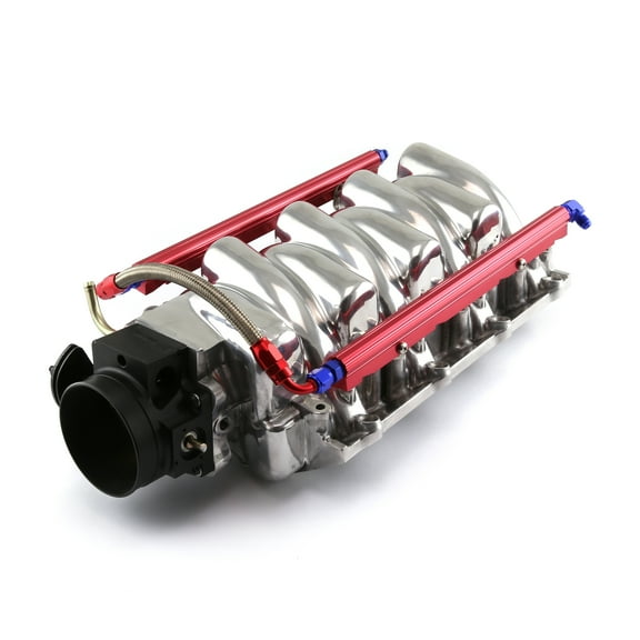 Speedmaster PCE148.1101 Compatible with Chevy LS1 LS2 LS6 Polished Aluminum Intake Manifold with 102mm Throttle Body