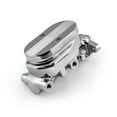 thumbnail image 2 of Gearhead GM Style Brake Master Cylinder – 1-1/8 Bore, 4 Port, Chrome, Corvette Dual Bail 2 of 2