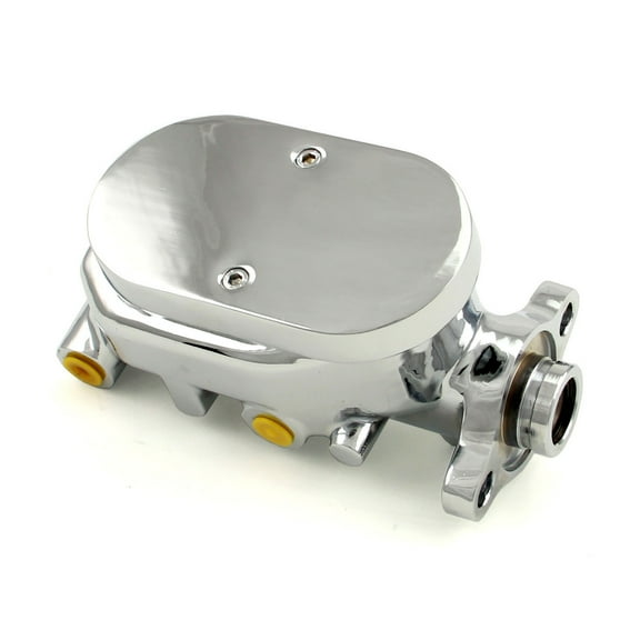 Speedmaster PCE166.1003 Universal Gm Smooth Top Aluminum Brake Master Cylinder Chrome [1.000" Bore]