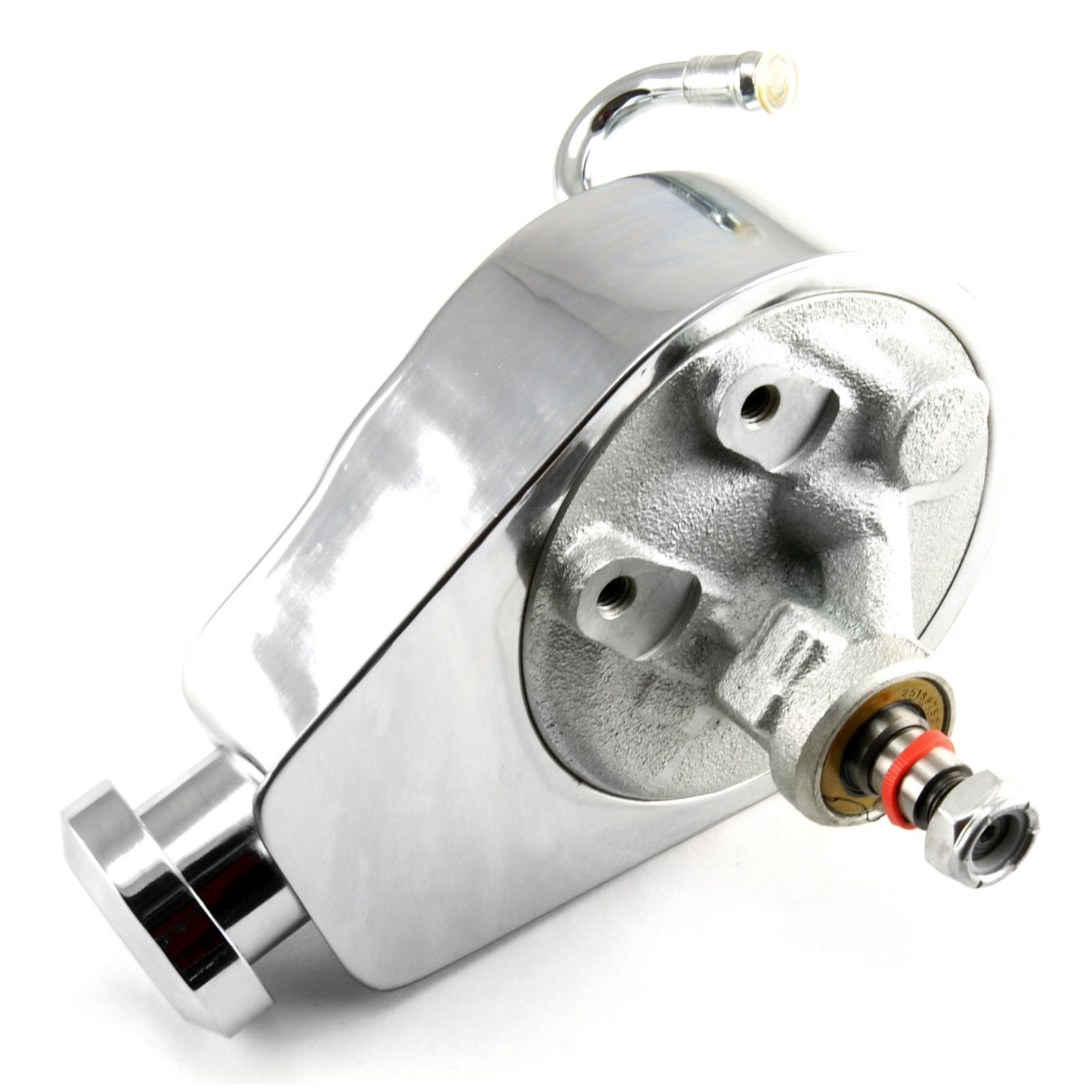 Saginaw P Series Pump Replacement Chrome Saginaw P-Series Power Steering Pump - 5/8 Keyway Shaft For GM Vehicles Chrome Saginaw P Series Power Steering Pump Gm Vehicles - Foto 8