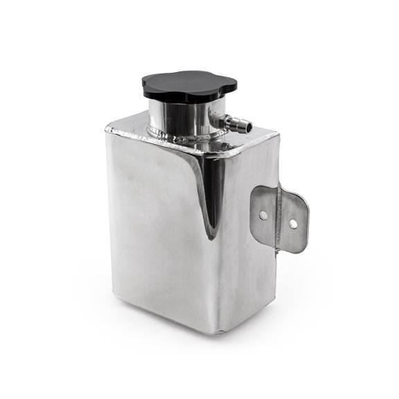 Speedmaster PCE188.1019 Universal Aluminum Fabricated Coolant Expansion Tank Polished With Billet Neck