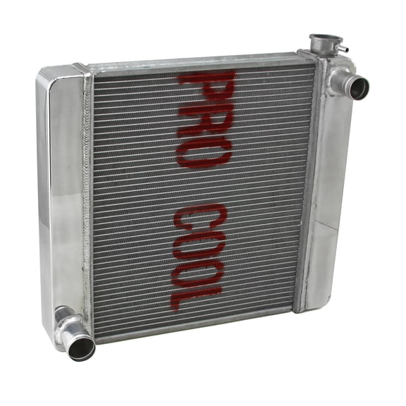 Speedmaster PCE190.1027 Compatible with Ford Compatible with Mopar 26x19x2.2 Aluminum Radiator (TR-BL O/Lets) Polished