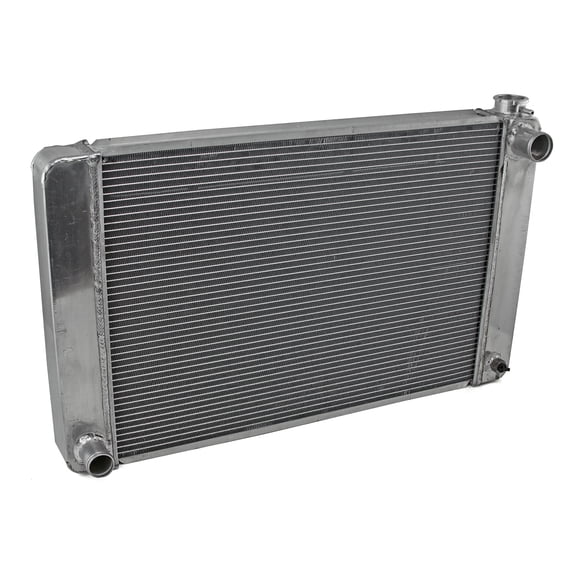 Speedmaster PCE190.1034 Compatible with Ford Compatible with Mopar 26x19x2.2 Aluminum Radiator (TR-BL O/L) Satin (W D/Plug)