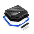 thumbnail image 1 of Speedmaster PCE221.1024 GM Turbo TH350 Finned Black Extra Capacity Aluminum Transmission Oil Pan, 1 of 8