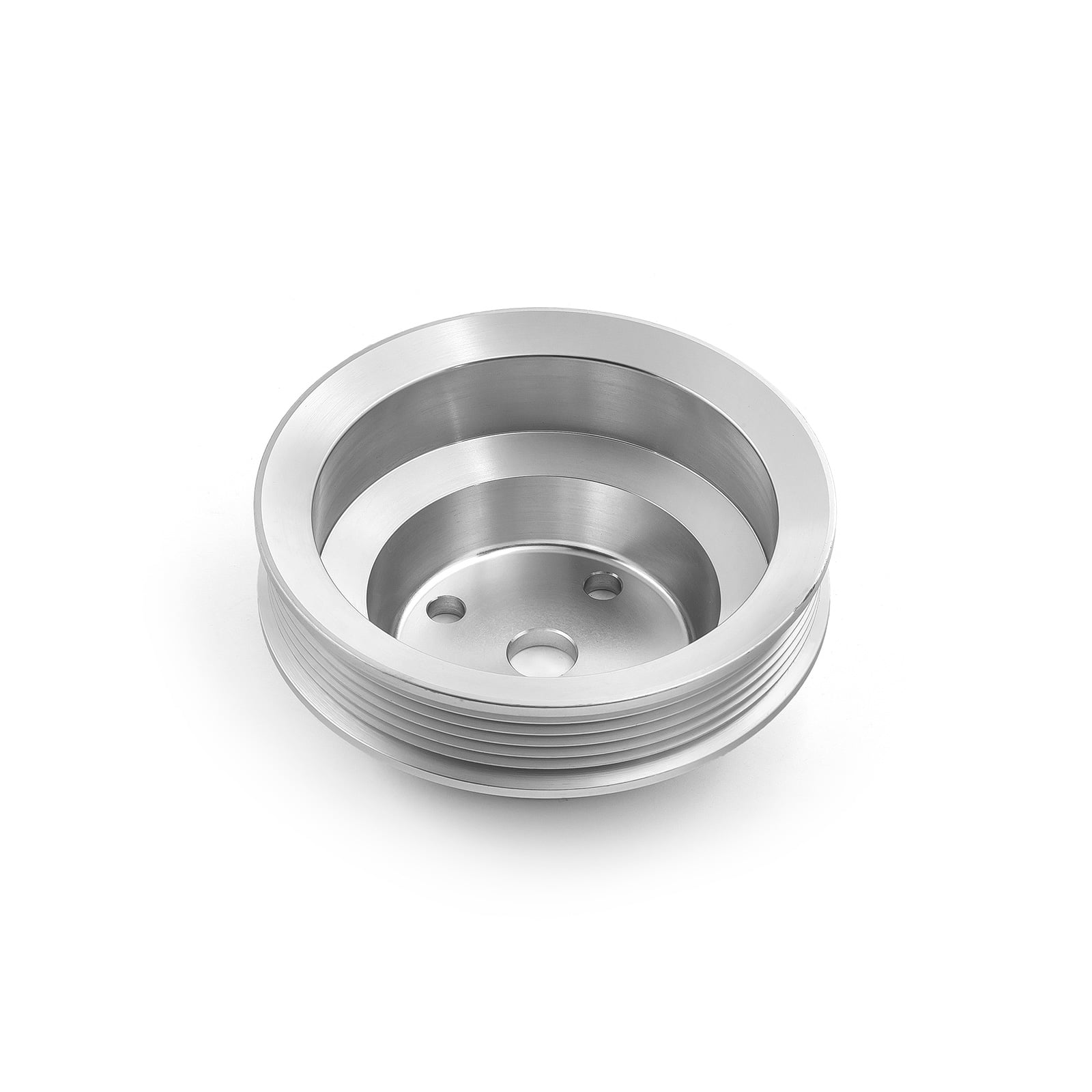Billet Aluminum Long Water Pump Pulley 2 Groove BBC LWP Big Block Chevy 396 454